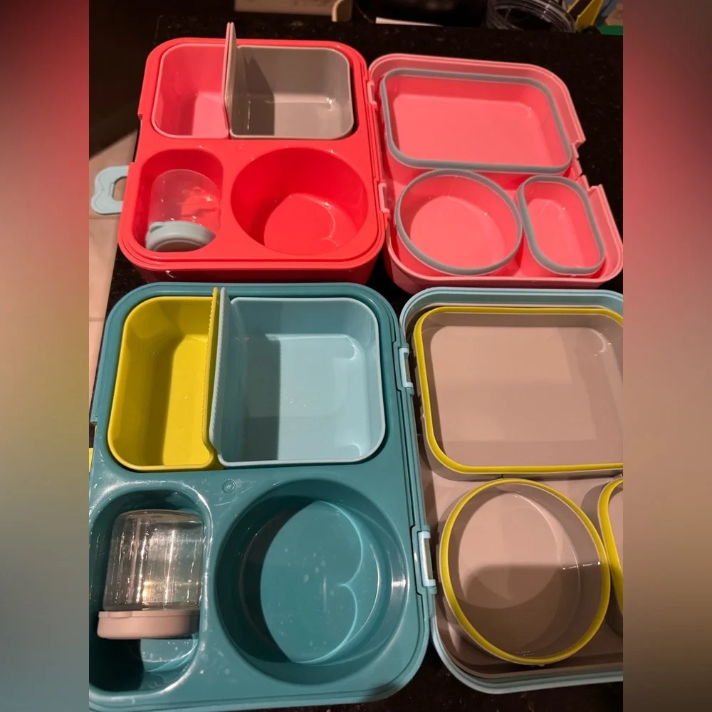 Colorful Bento Lunch Box Set - Picture 1 of 11